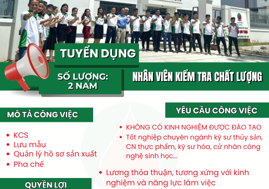 TUYỂN DỤNG