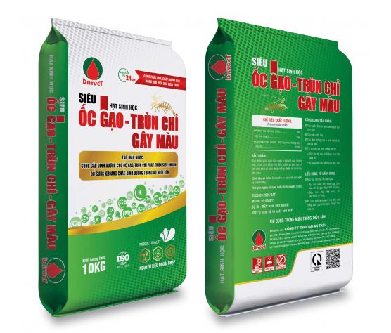 HẠT SINH HỌC - SIÊU ỐC GẠO, TRÙN CHỈ GÂY MÀU