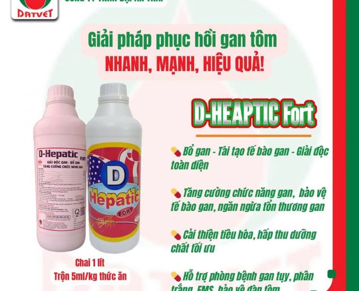 PHÒNG CHỐNG BỆNH GAN TỤY Ở TÔM