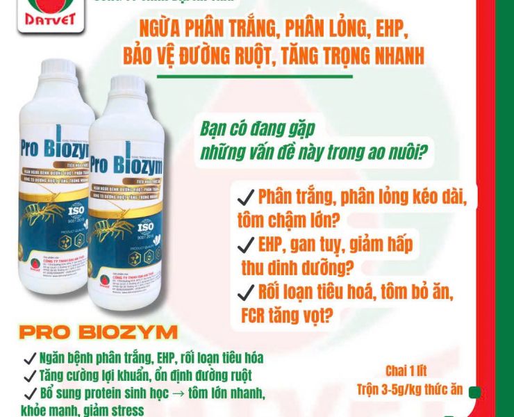 PRO BIOZYM - GIẢI PHÁP VI SINH TOÀN DIỆN